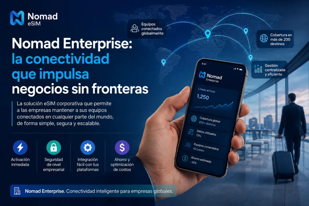 Nomad Enterprise: la apuesta corporativa de Nomad eSIM que hoy domina la conectividad global