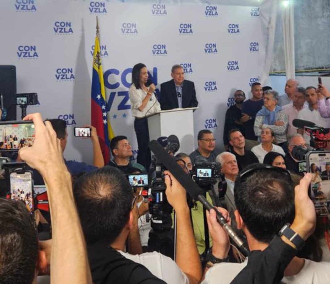 MCM y Edmundo Gónzalez: Haremos respetar la voluntad de los venezolanos
