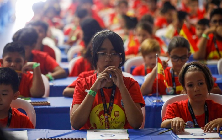 Niños de España y Venezuela están entre los primeros lugares del campeonato mundial de cálculo mental