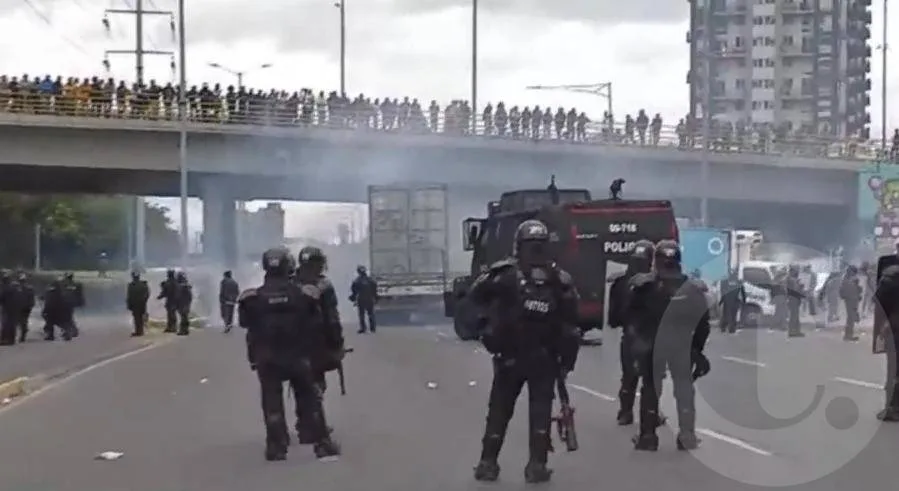 Paro de camioneros en Bogotá: disturbios en algunos puntos de la ciudad