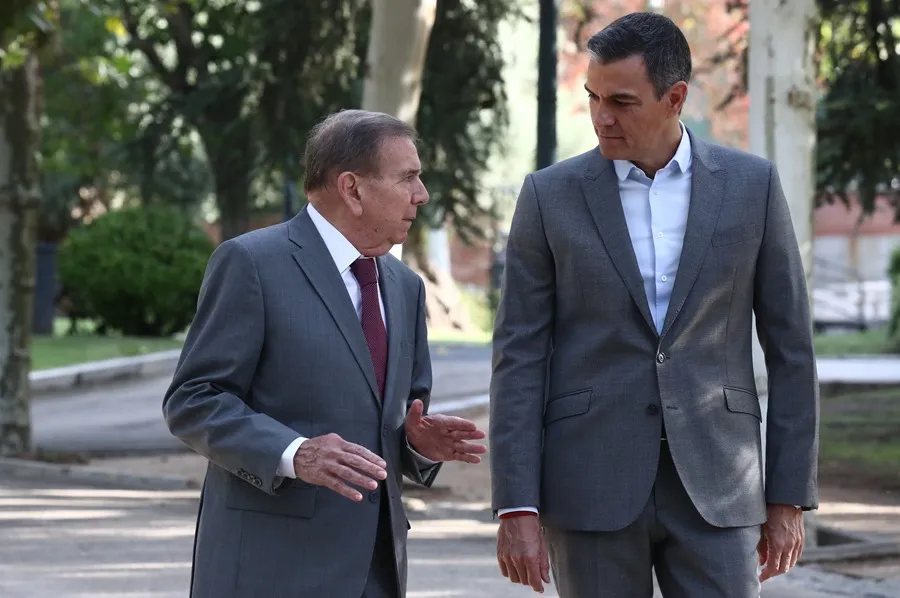 Sánchez recibe a Edmundo y le garantiza que España seguirá defendiendo la democracia en Venezuela