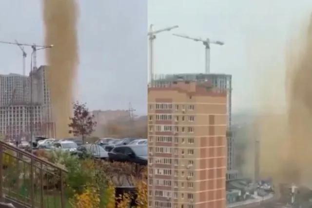 Explosión de aguas residuales en Moscú