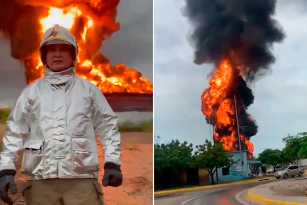 Explosión en Tanque de PDVSA Deja 18 Heridos