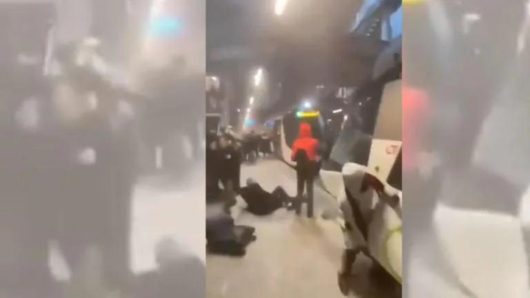 50 heridos fue el saldo de choque entre dos trenes en Estrasburgo