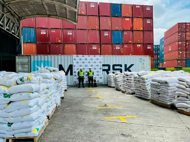 Histórico decomiso de droga en Colombia: 8,2 toneladas de cocaína