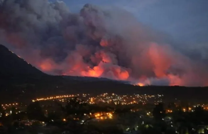 Incendios en El Bolsón ponen en alerta a las autoridades argentinas