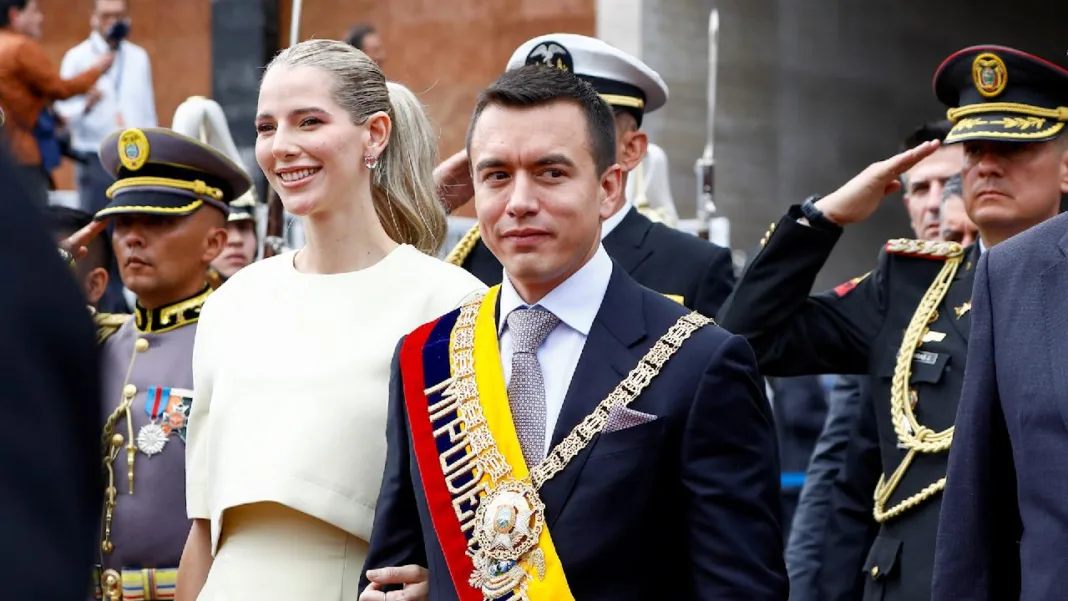 Daniel Noboa juró nuevamente como presidente de Ecuador
