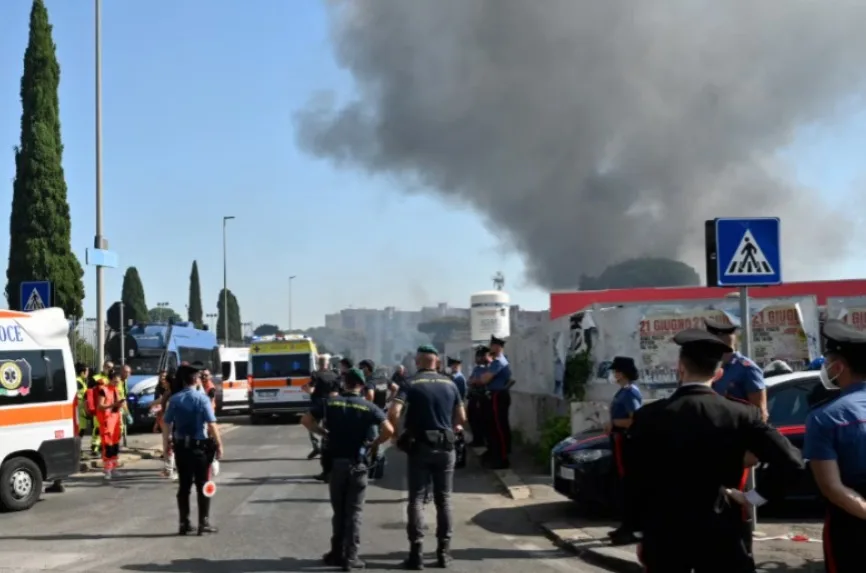 Terror en Roma: brutal explosión en estación de servicio deja al menos 25 heridos
