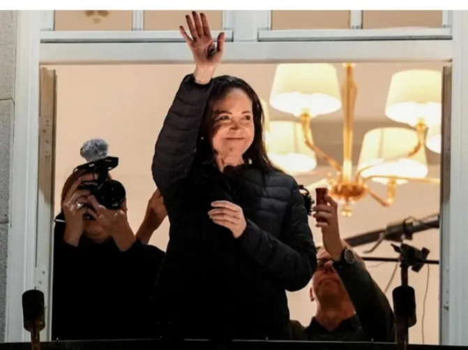 María Corina Machado reaparece en Oslo tras meses en la clandestinidad