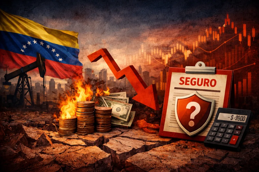 Riesgo financiero en Venezuela tras sanciones y su impacto en los seguros