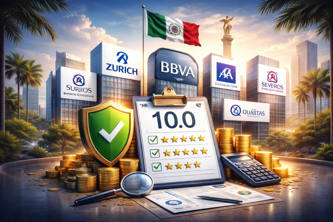 Seis aseguradoras obtuvieron calificación perfecta en México según Condusef en 2025