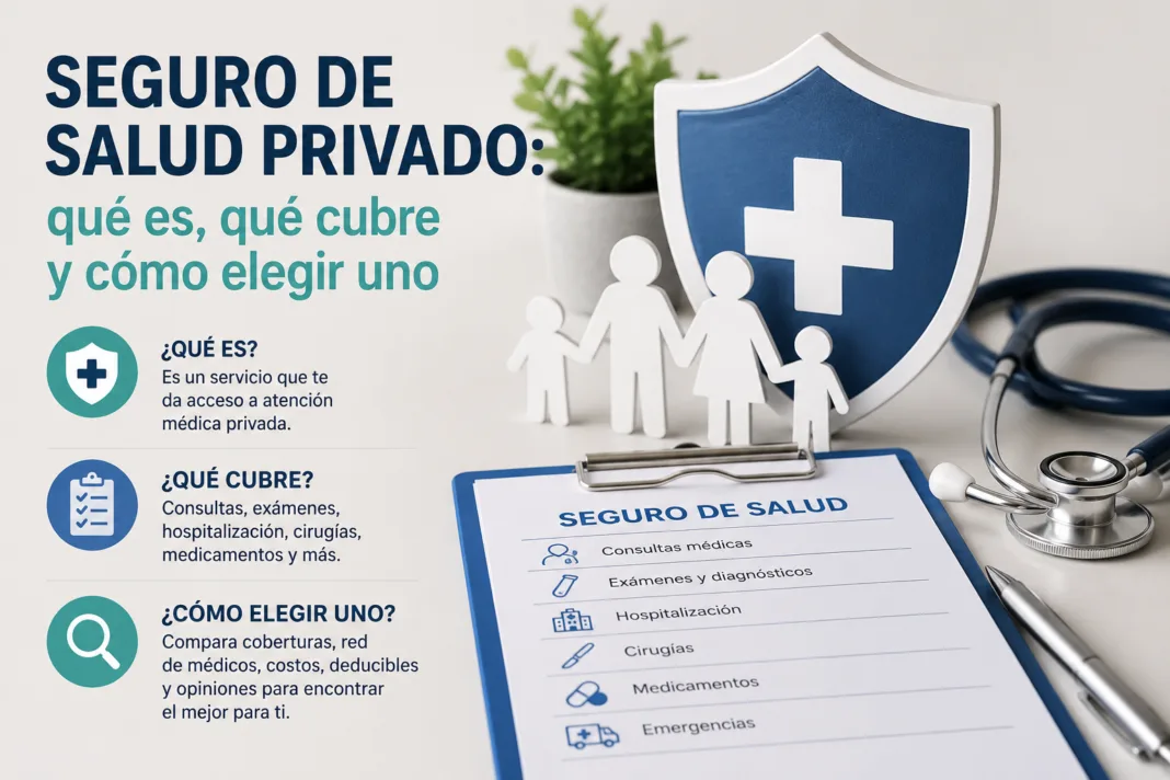 Seguro de salud privado: qué es, qué cubre y cómo elegir uno