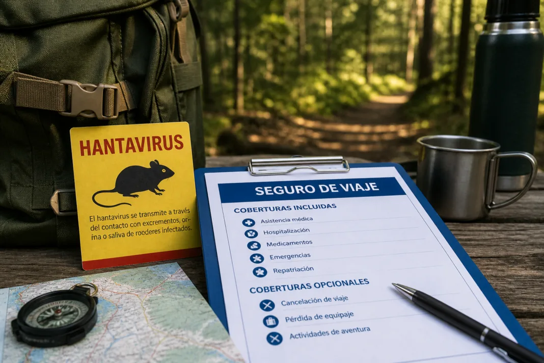 Hantavirus y seguro de viaje: qué cubre tu póliza