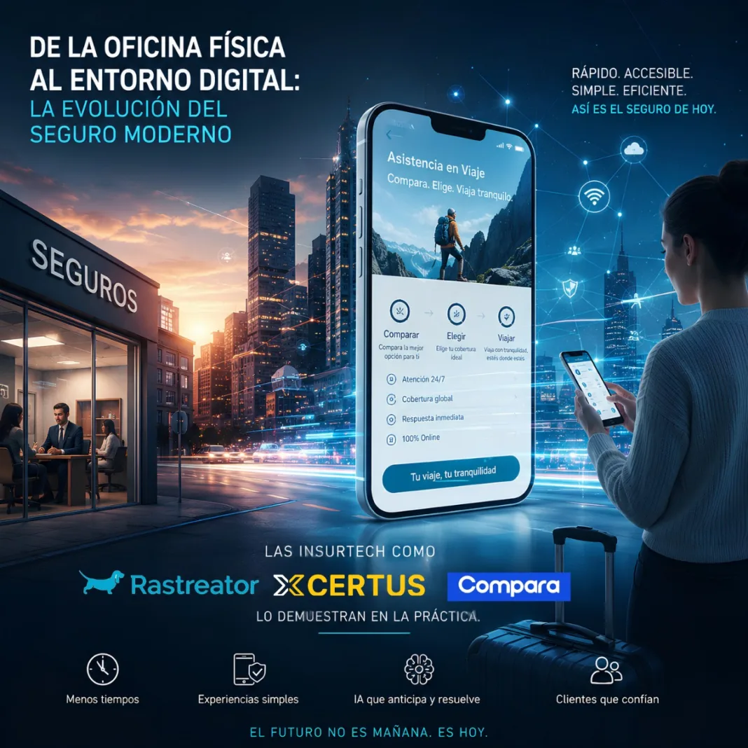 De la oficina física al entorno digital: la evolución del seguro moderno