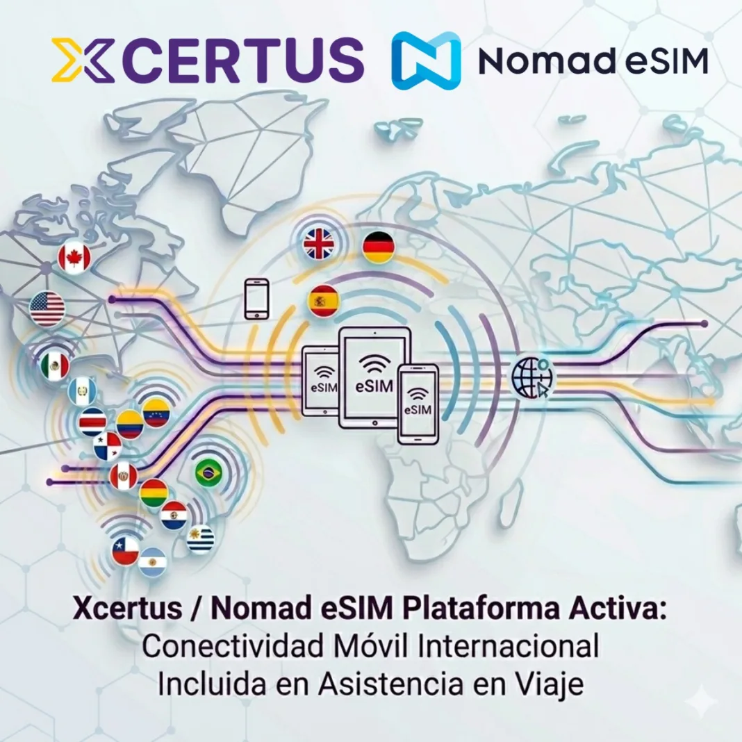 Xcertus activó su plataforma eSIM internacional y suma conectividad móvil a la asistencia en viaje