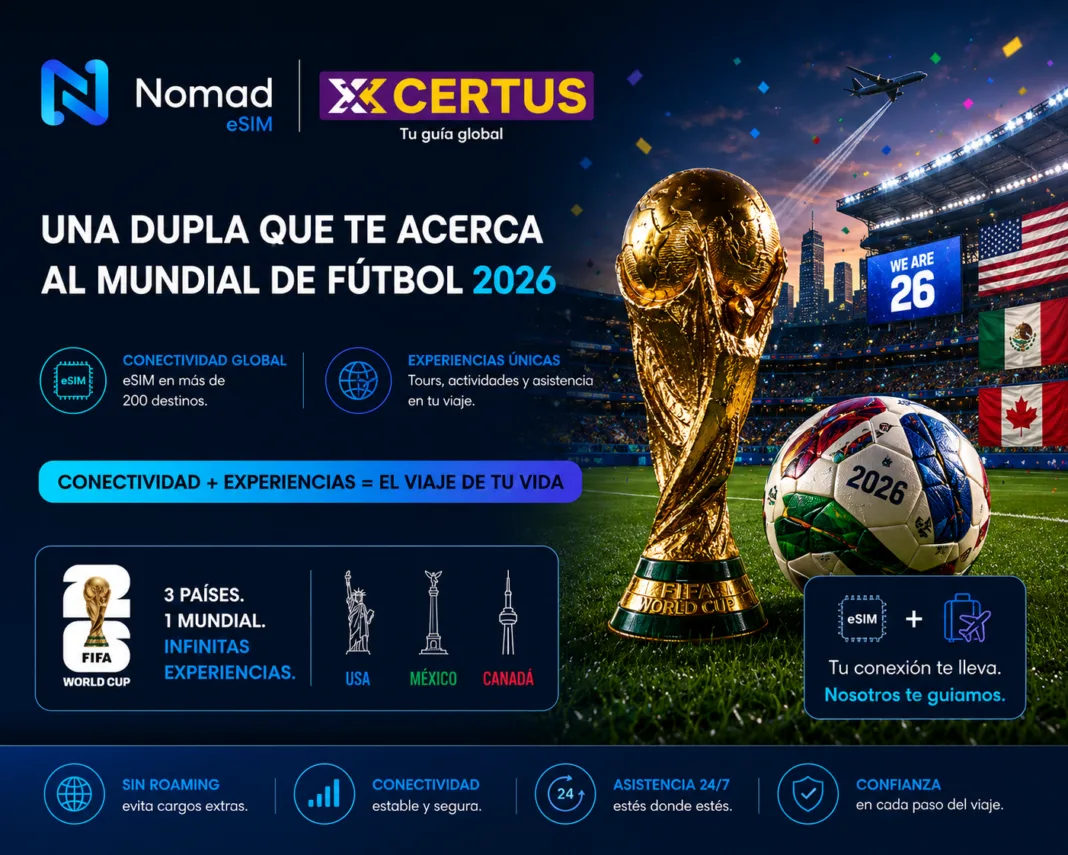 Nomad eSIM y Xcertus se unieron para el Mundial 2026
