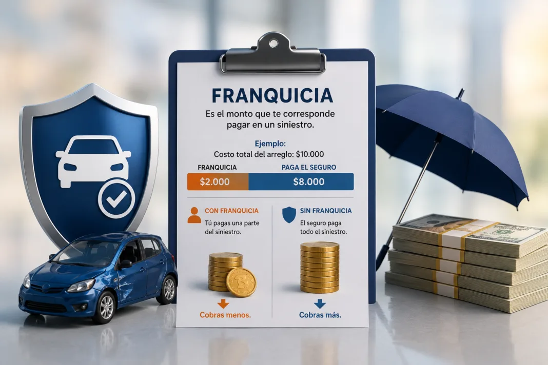 Qué es la franquicia en un seguro y cómo afecta lo que cobras