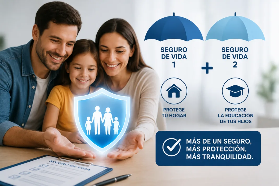 Sí, se puede tener más de un seguro de vida al mismo tiempo, y a veces conviene