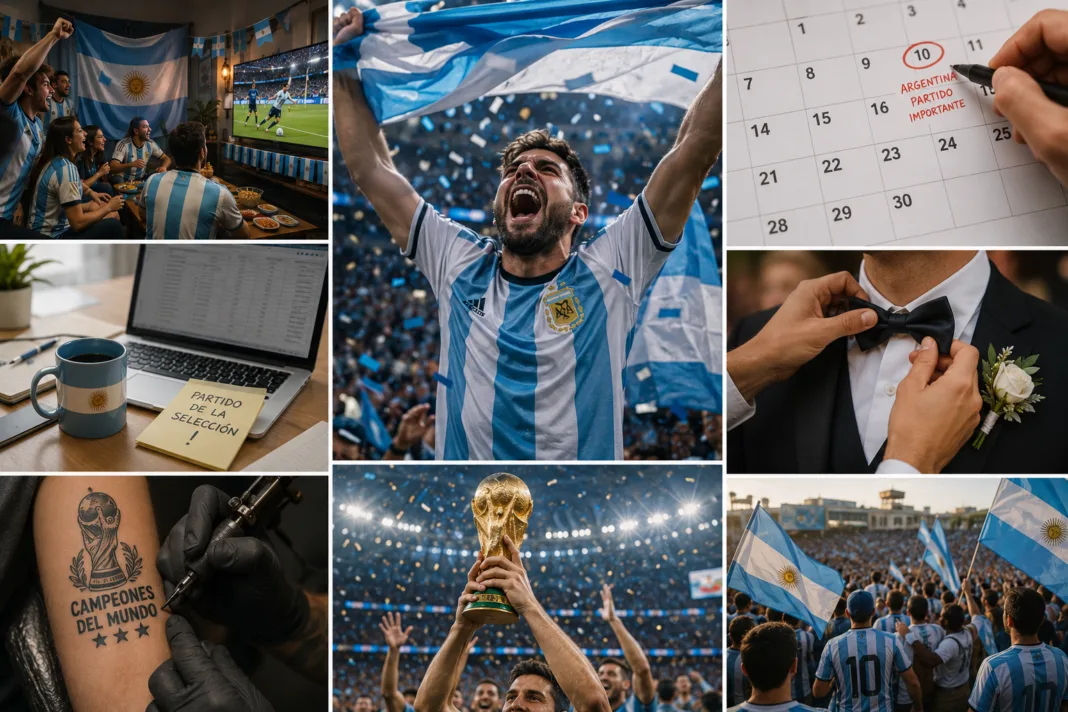 Casi 9 de cada 10 argentinos reorganizaría sus planes para ver un partido importante de la Selección
