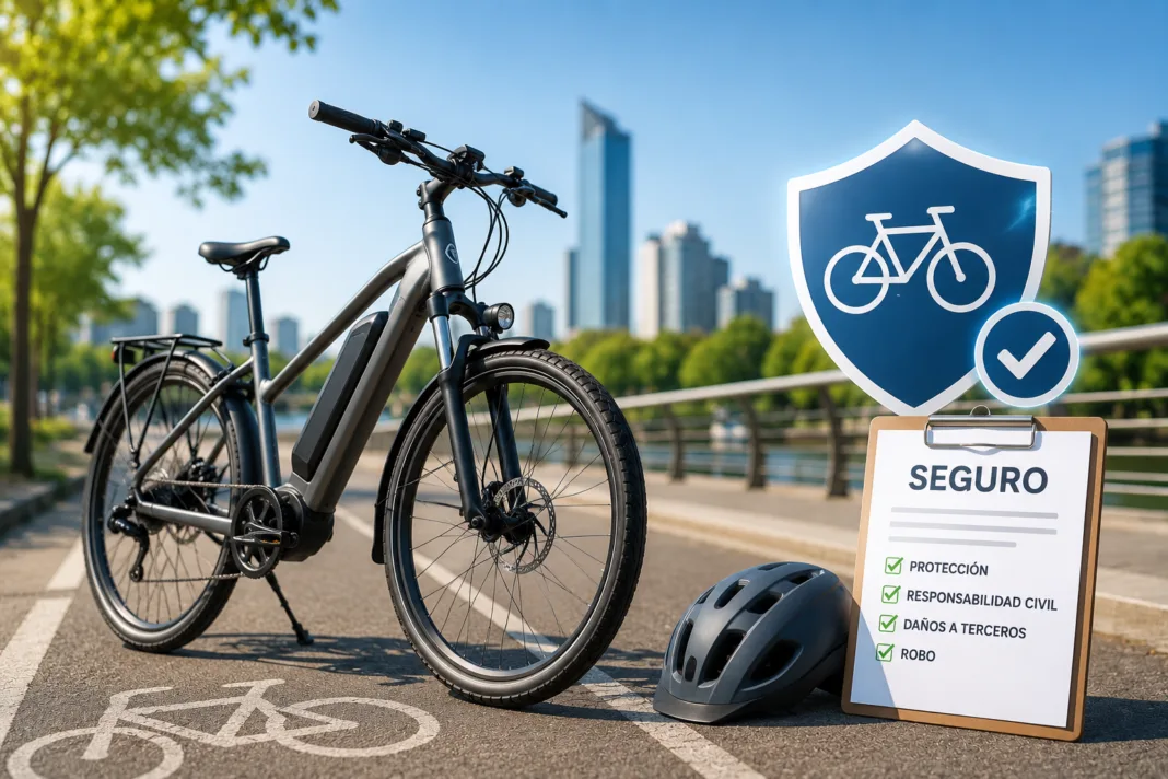 Seguro de bicicleta eléctrica: cuándo es obligatorio en 2026 y cuándo no