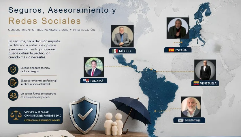 Seguros, asesoramiento y redes sociales: el riesgo de confundir opinión con conocimiento profesional