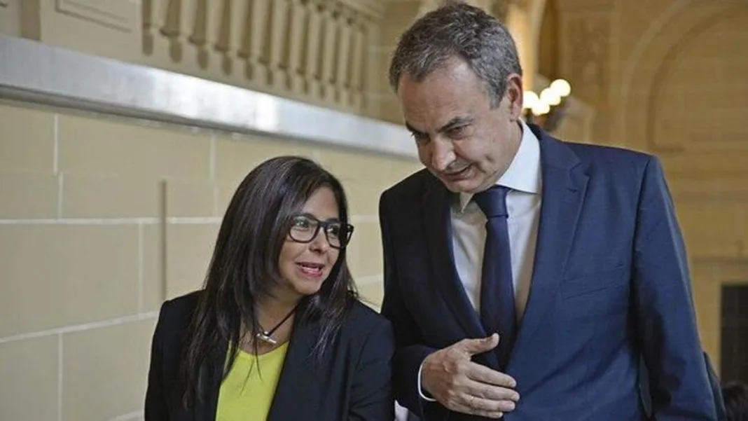 El testaferro del expresidente español Zapatero declaró que Delcy Rodríguez era su contacto directo en Venezuela
