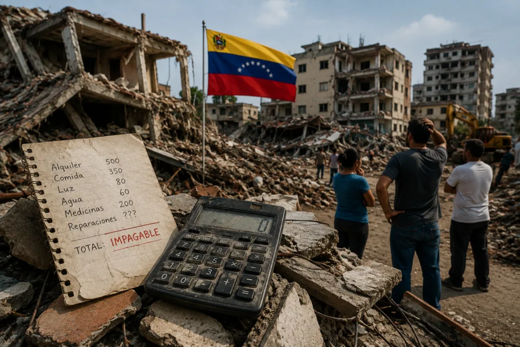 El terremoto que Venezuela no pudo pagar: un mes después, la factura llegó y nadie tiene con qué cubrirla