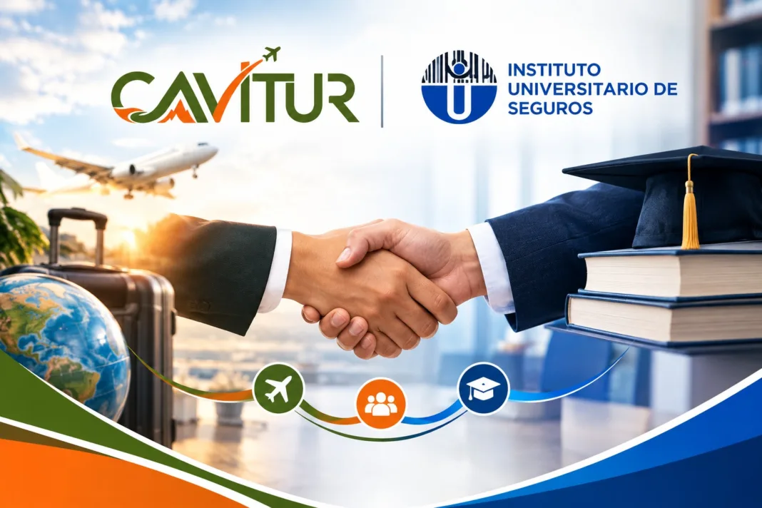 CAVITUR firmó su primera alianza con el Instituto Universitario de Seguros