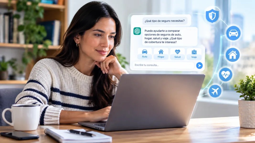 Comprar seguros por ChatGPT: cómo funciona y qué revisar