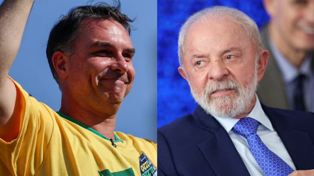 Flávio Bolsonaro y Lula da Silva definieron que Brasil irá a segunda vuelta